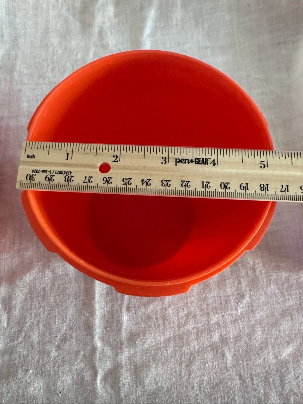 Vintage Orange Tupperware Servalier Canisters